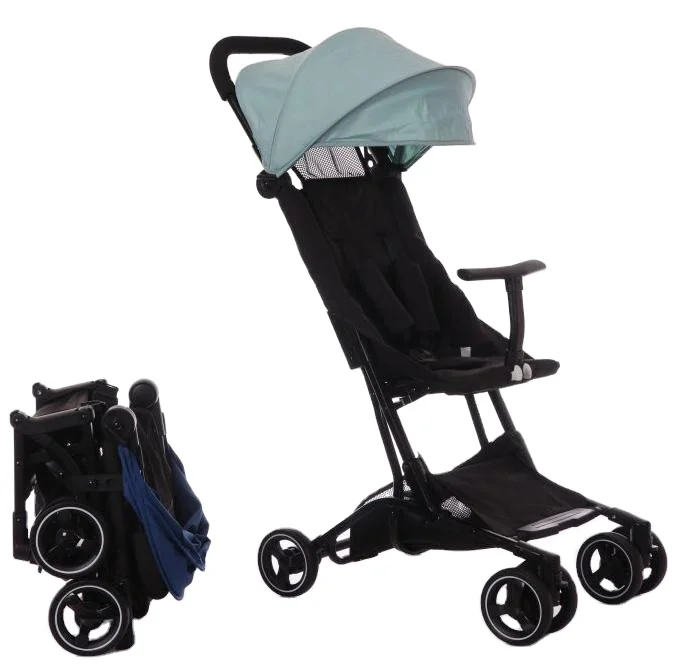 

Lightweight baby stroller can sit and lie down one-button folding stroller portable umbrella car