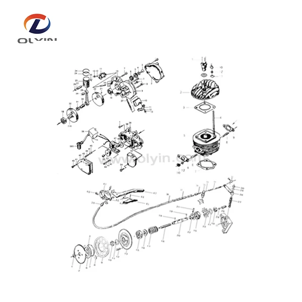engine kit spare parts