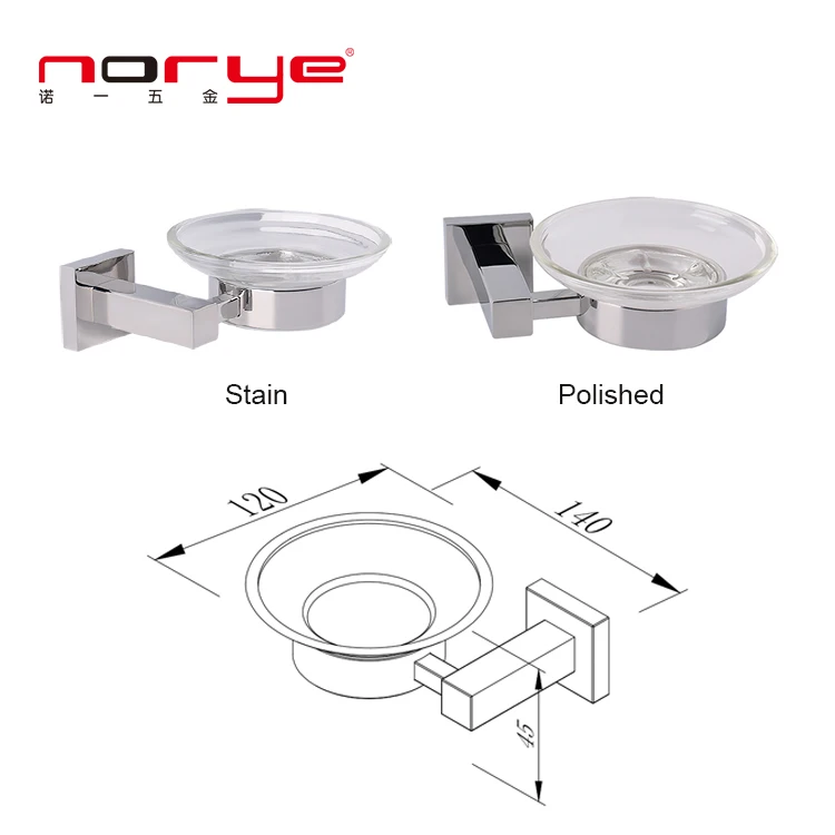 Norye Basket Dish bathroom accessories stainless steel Soap dish Holder Rack