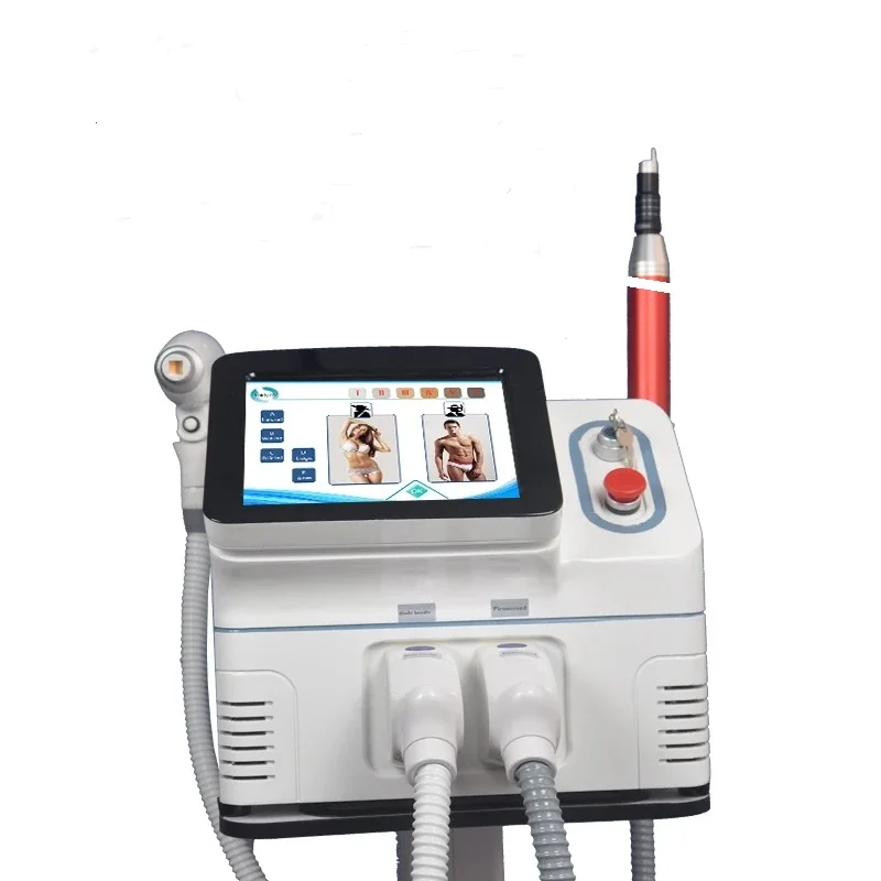

Tattoo removal machine yag laser 532nm 1064nm soprano speed 808 diode laser hair removal 2 in 1 beauty machine