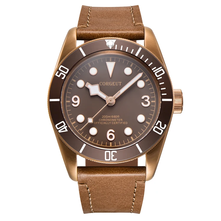 

41mm Corgeut Sapphire waterproof mechanical automatic men wrist watches