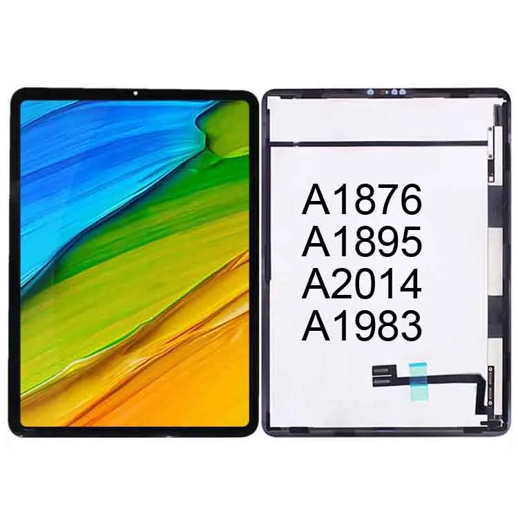 

For iPad Pro 12.9 2018 A1876 A1895 A1983 A2014 LCD Display Touch Screen Digitizer Assembly Replacement Wholesale No Dead Pixel, Black