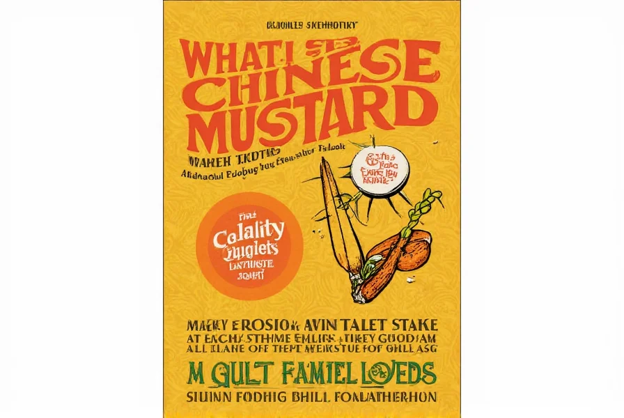 Mustard and chili oil