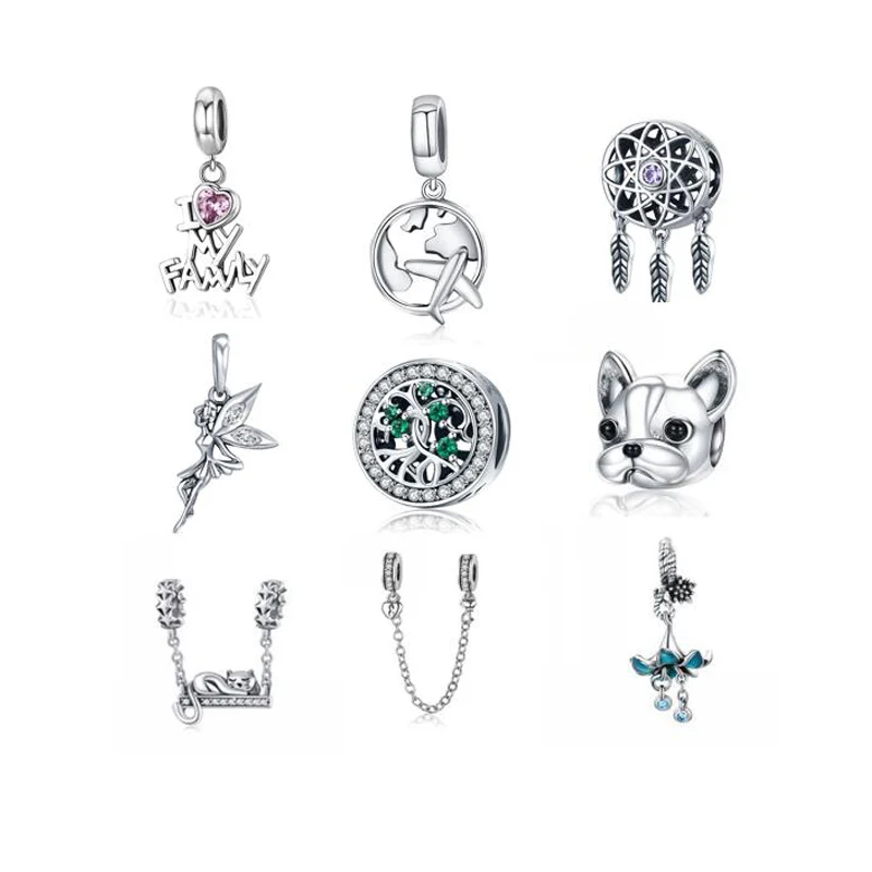 

Hot Selling Qings OEM/ODM Charms Sterling Silver 925 Charm Different kinds of Jewelry Accessories
