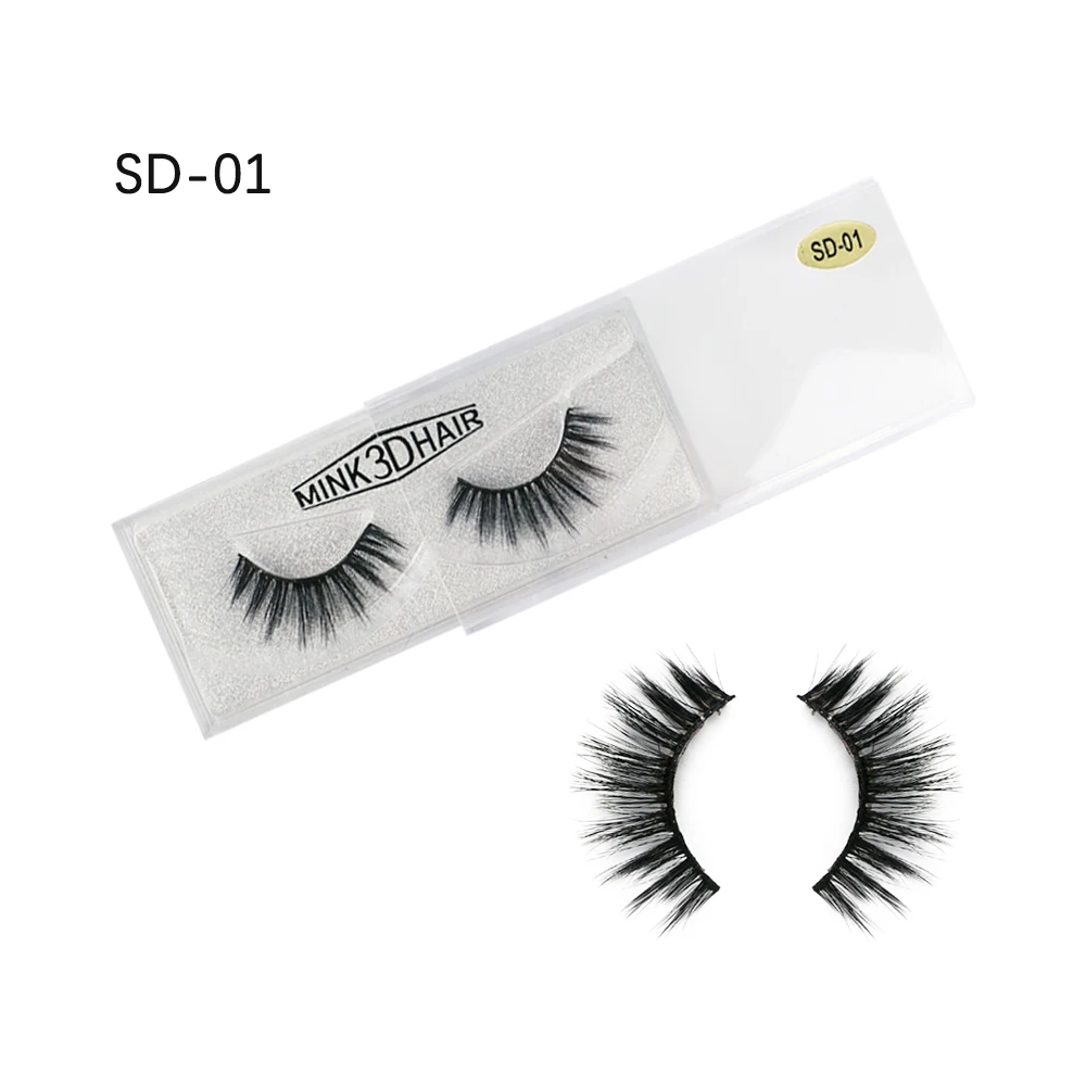 

New Design Long Thick Curl Silk Eyelash 100% Handmade 3d Eyelash With Customize Own Brand Box