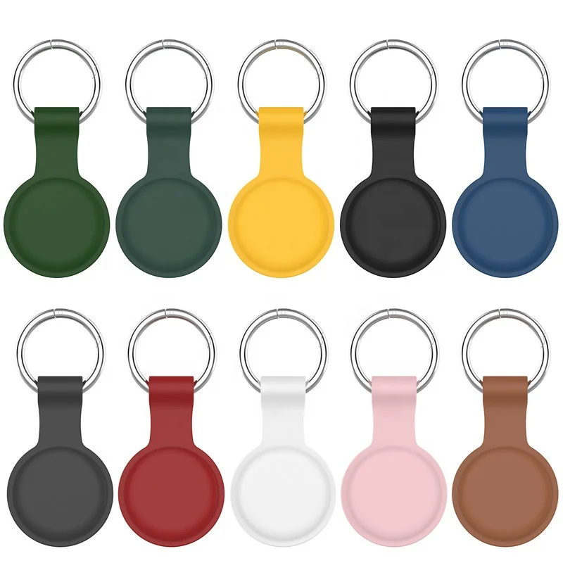 

High Quality Anti-lost Device Keychain Full Protective Soft TPU Case Cover for Airtag for Apple Airtags Protector, Multi colors