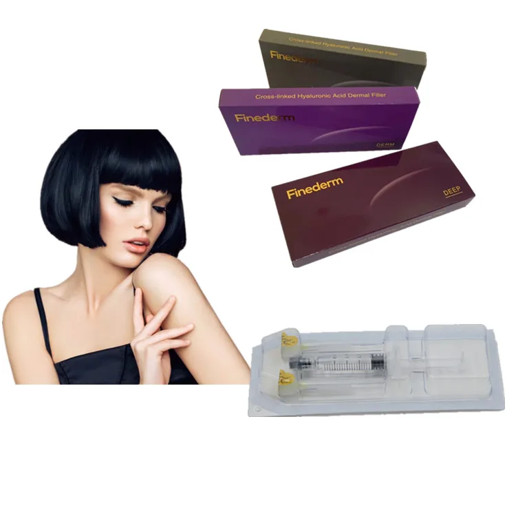 

Deep line 1ML acid hyaluronic dermal filler for creating fuller lip, Transparent