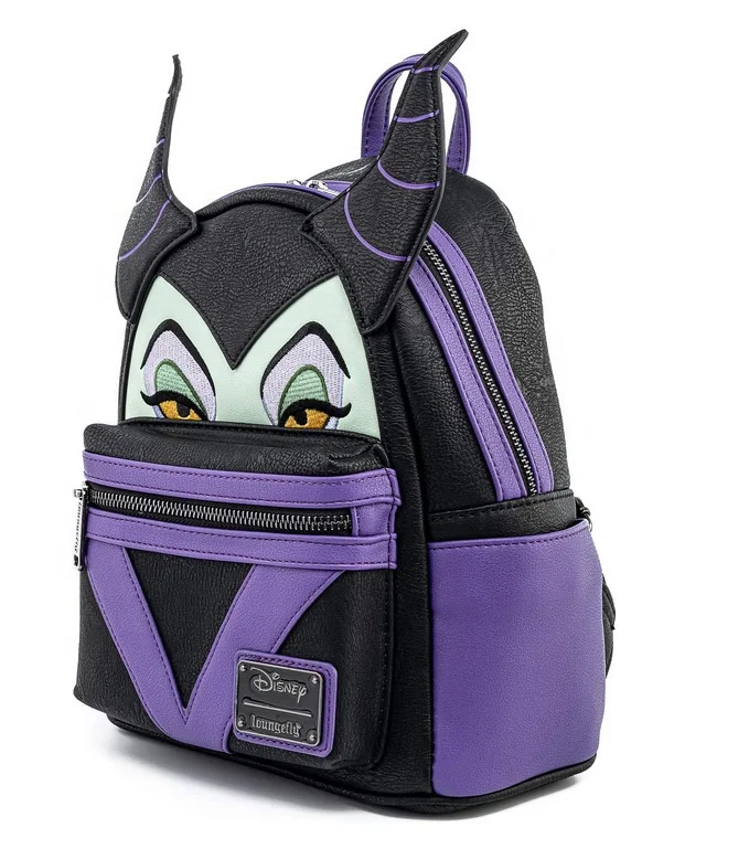 

Lounge fly Schoolbag Maleficent Backpack for Men and Women Casual Mini PU Backpack