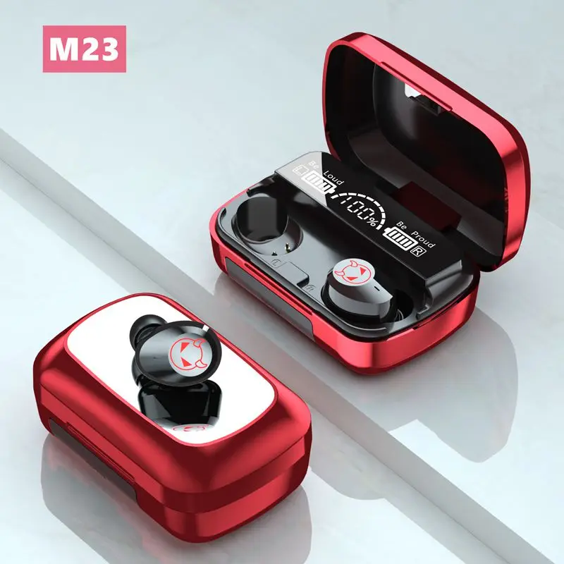 

2021 New Tws M23 Audifonos Mini In-ear Wireless Earbuds Headphone Sports Gaming Headset Bt Wireless Earphones