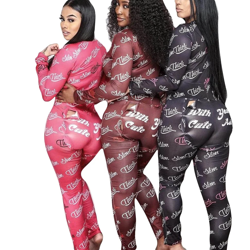 

Wholesale Custom Designer Onesie With Butt Flap For Women ,Mommy and Me onesie,Slim Thick Onesie, Customized color