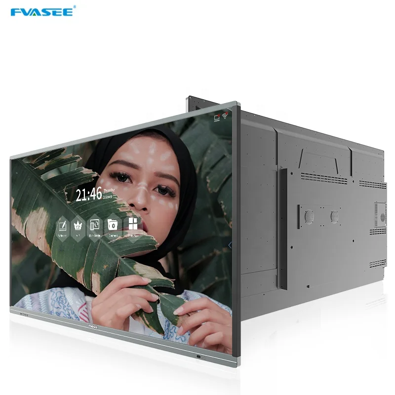 

FVASEE 65 75 86 Inch LED Panel Interactive Touch Screen Intelligent Display