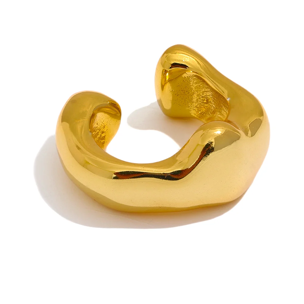 

JINYOU 016 1PC Minimalist Geometric Ear Cartilage INS Jewelry S925 Sterling Silver Cuff Clip-on Earrings Fashion Charm Metal