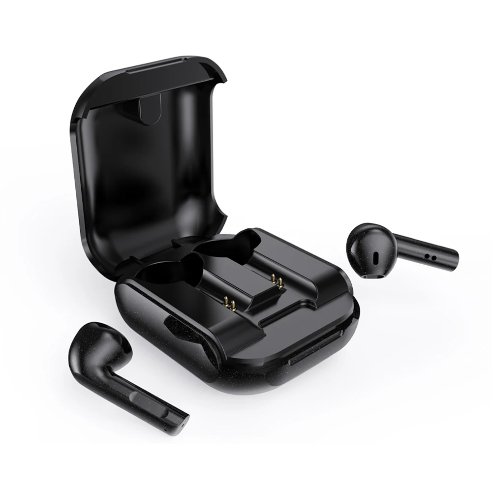 

Low price sale half in the ear headphones with box plastic wireless headset
