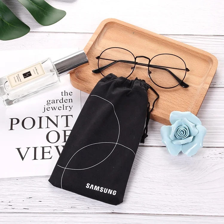 

China factory 9*18cm customized Non-scratching microfiber glasses soft pouch, Various