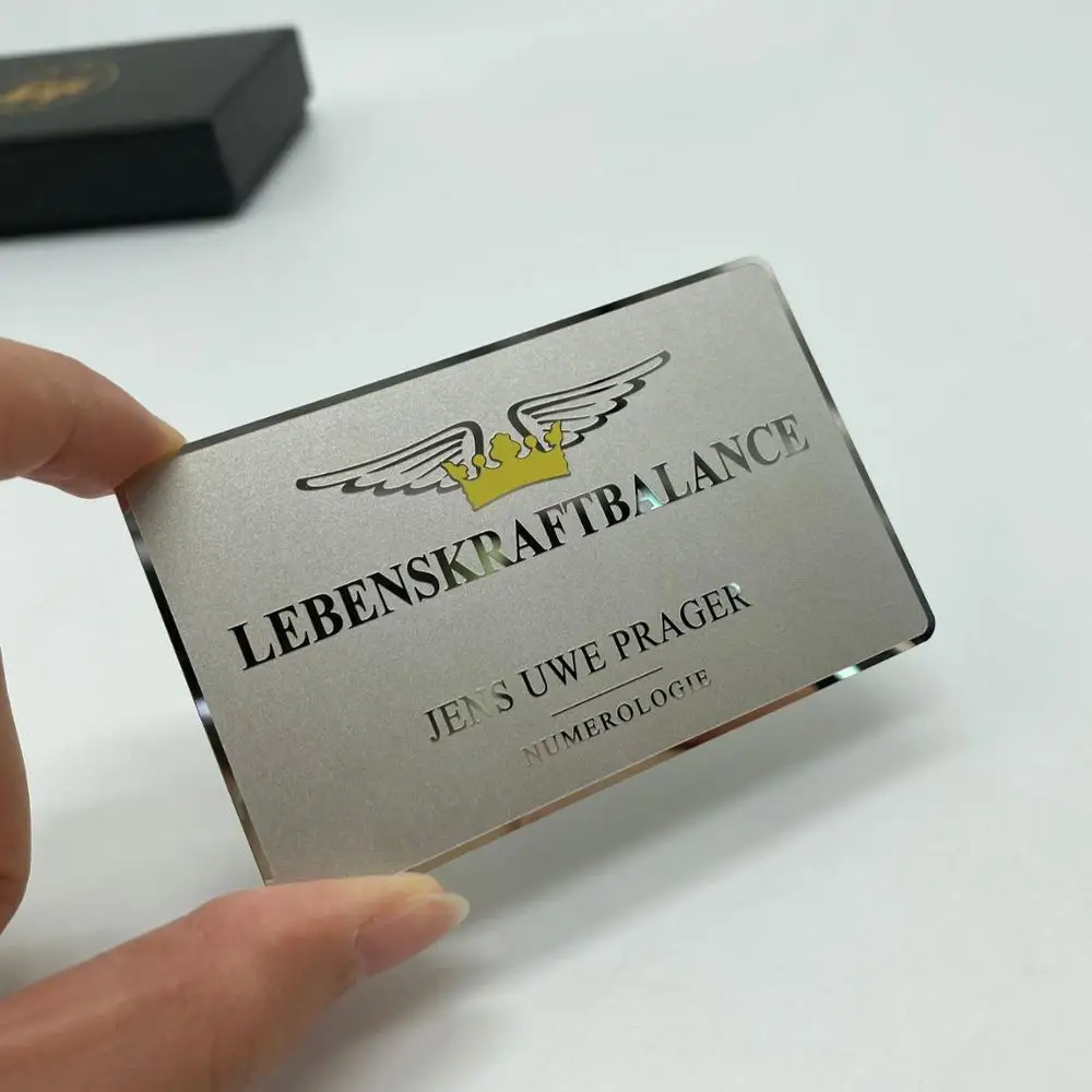 

DU Business metal card, Cmyk color or pantone color