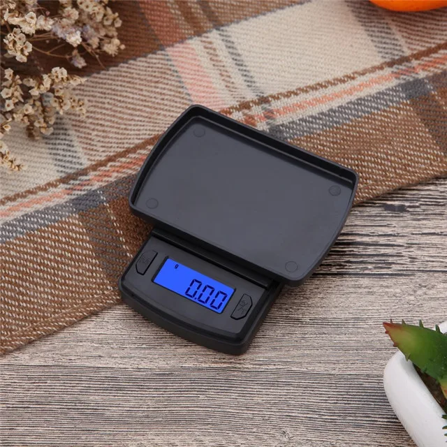 

Mini Jewelry Scale 0.01g Lipsti Powder Pink Powder Carat Poet Scale, As show