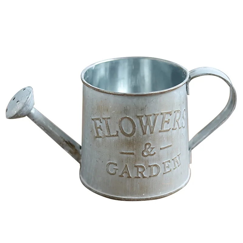 

Iron Home Vase Garden Plant Flower Pot Succulent Decoration Planting Display Stand Retro Beauty, As photo