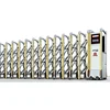 Beautiful stainless steel folding gate design remotoe control automatic retractable sliding anti-theft gate