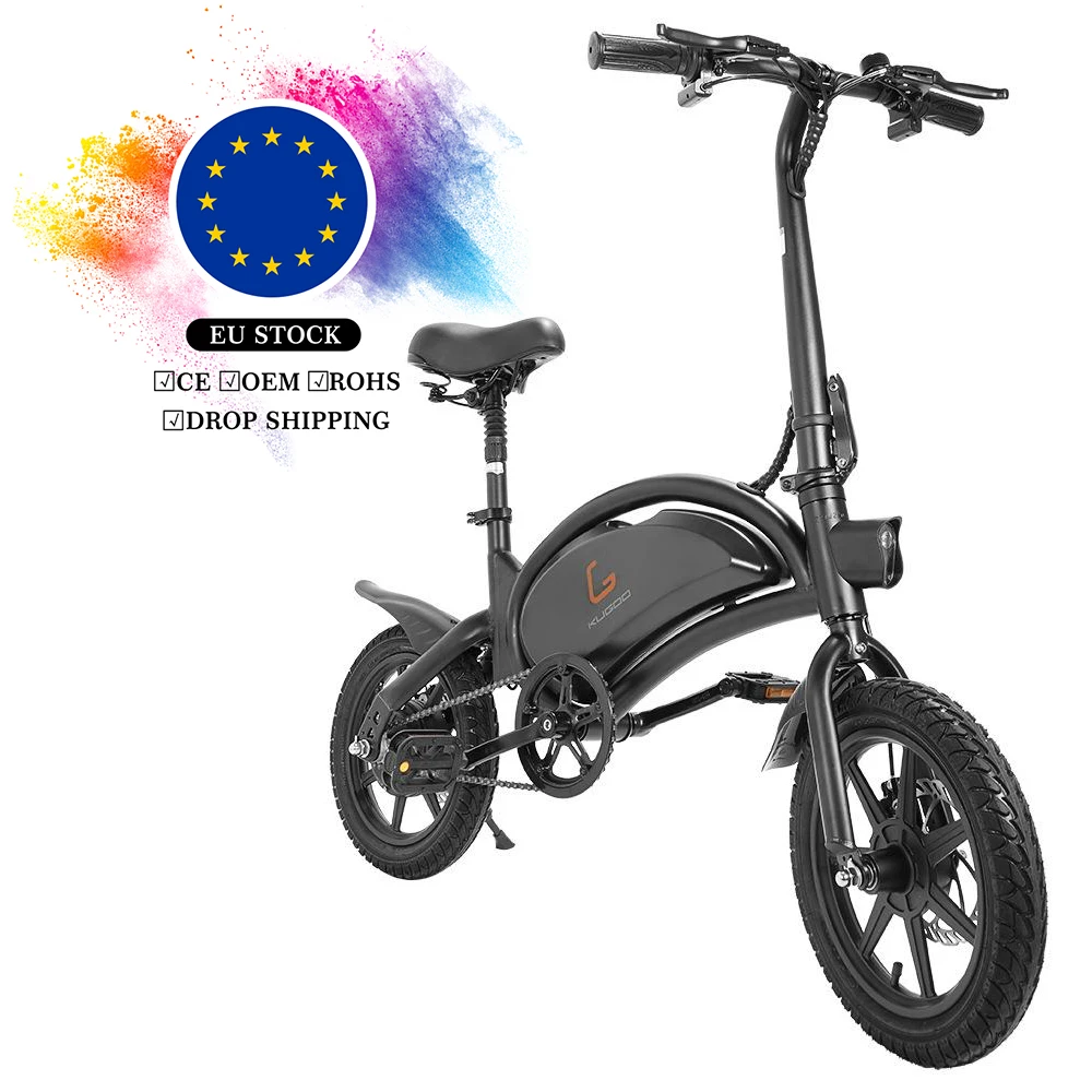 

Drop shipping Electric mobility bicycle Kugoo Kirin B2 foldable E BIke with 48V 7.5AH EU Warehouse