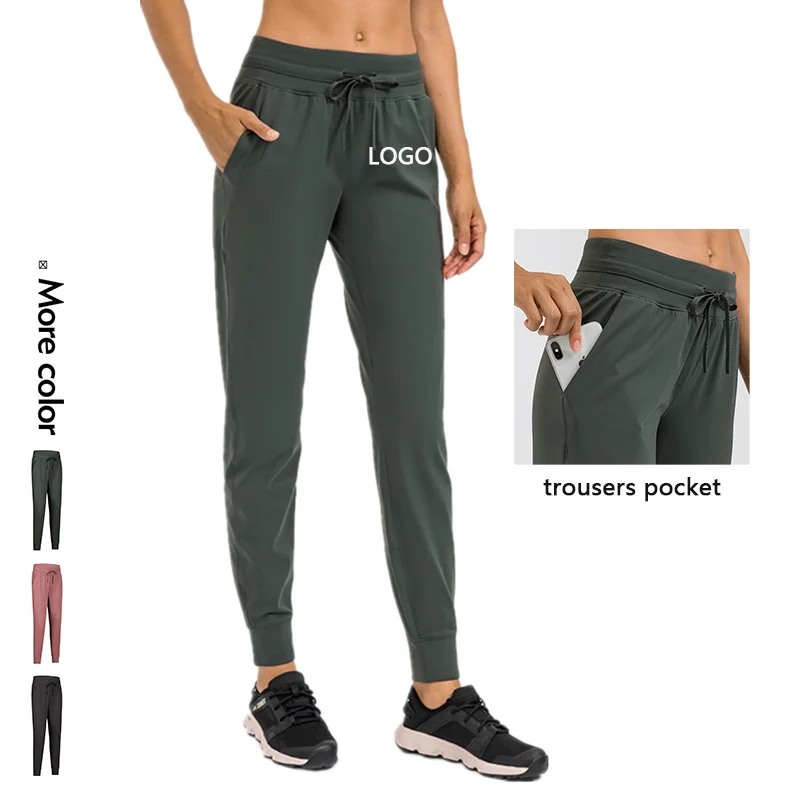 

Xsunwing wholesale Casual Solid sweatpants for women pants with pockets baggy wide leg jogger custom yoga plus size sport pants
