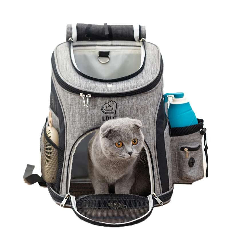 

New Fashion Dog Backpack Carrier for Small Dog Cat Pet Outdoor Bags for camping, Show as the picture