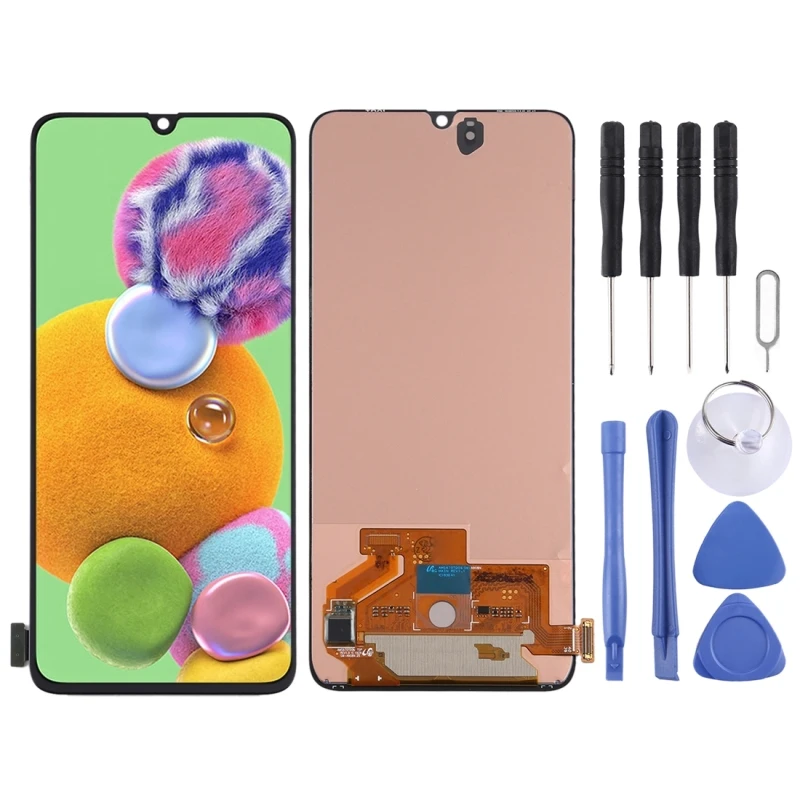 

Super AMOLED Material LCD Screen and Digitizer Full Assembly for Samsung Galaxy A90 5G Online Dropshipping