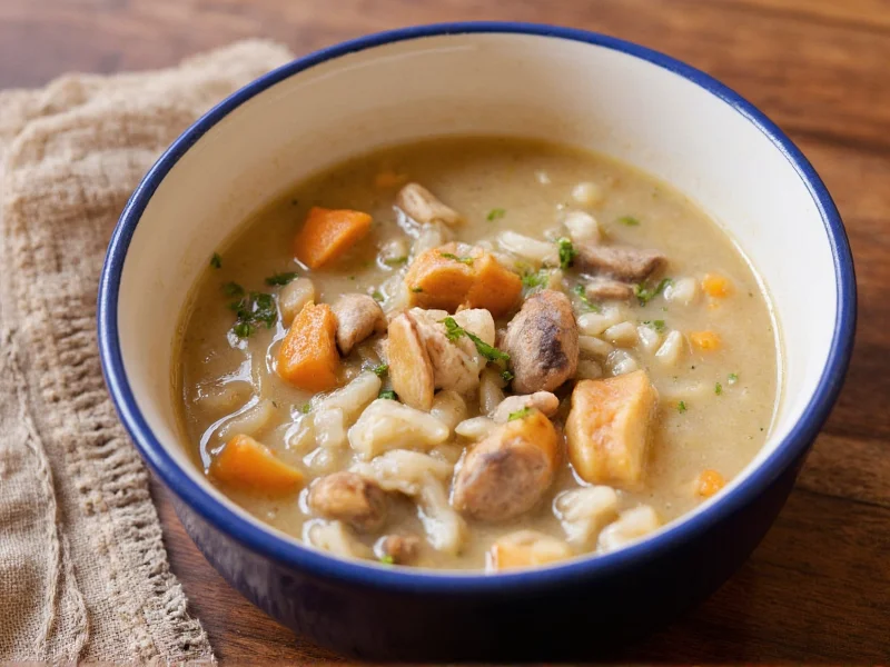 Mushroom Soup with Rice and Chicken: Complete Recipe Guide
