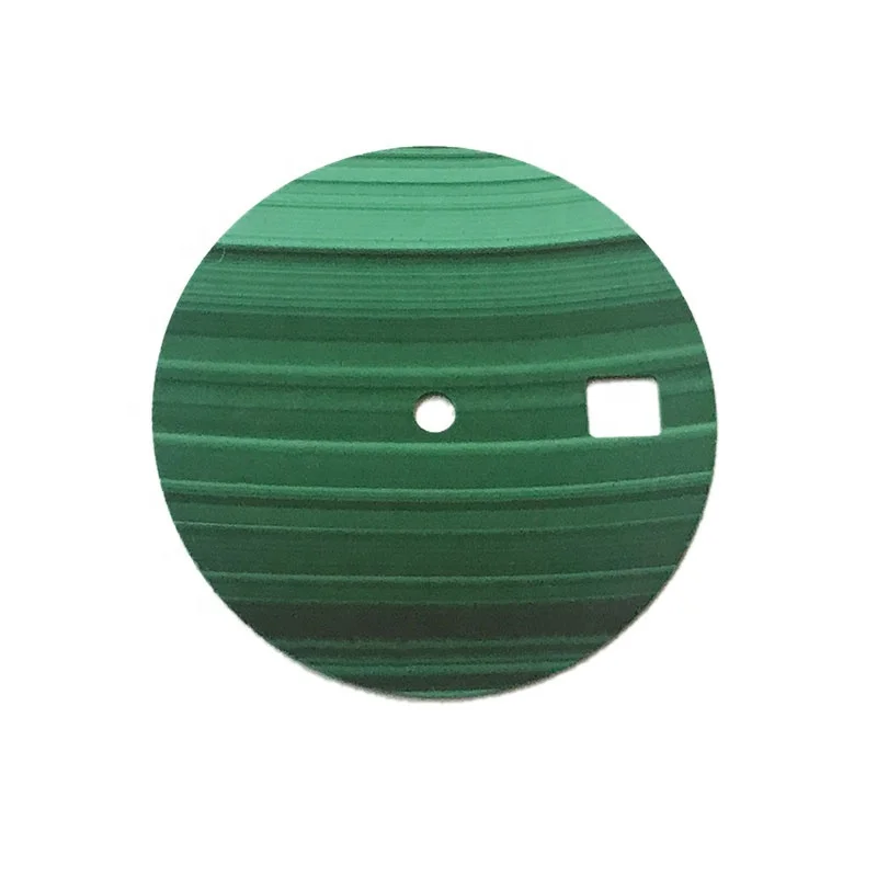 

100% A grade natural malachite dials,wristwatch parts, Green