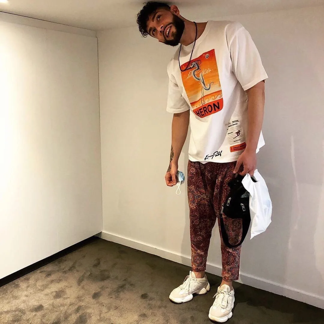 

Vintage stype 100% cotton HERON PRESTON Crane printed t shirts hip hop streetwear tshirts oversized