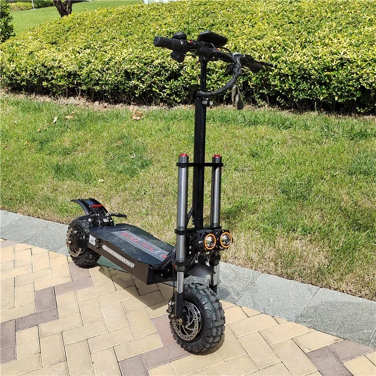 

Europe USA REALMAX SH11 11inch 5600W 60V Long Range dual motor E Scooter Electric Scooters With Large Display, Black