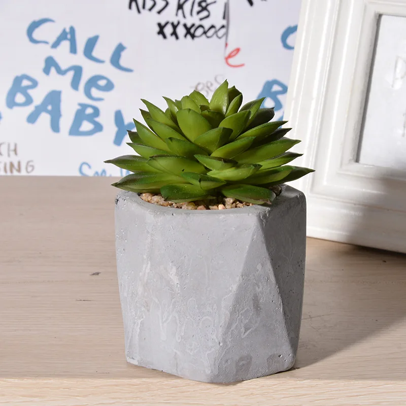 

Wholesale Mini Home Small Real Touch Home Decoration And Garden Unique Succulents Pots Outdoor Artificial Plants, Customizable