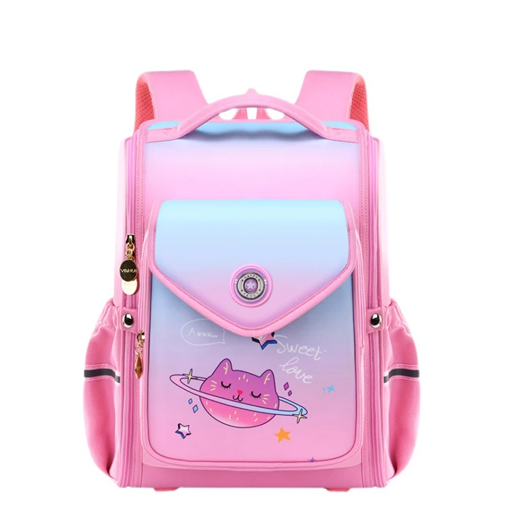 

oybp-9917 Wholesale Children Backpack Reflective Strip Design School Backpack For Girls