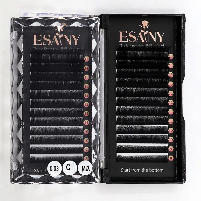 

Light For Eyelash Extension Materials Paper Box Soft Individual Mink Lashes Custom Brand Lash Logo Pink Pouches, Black