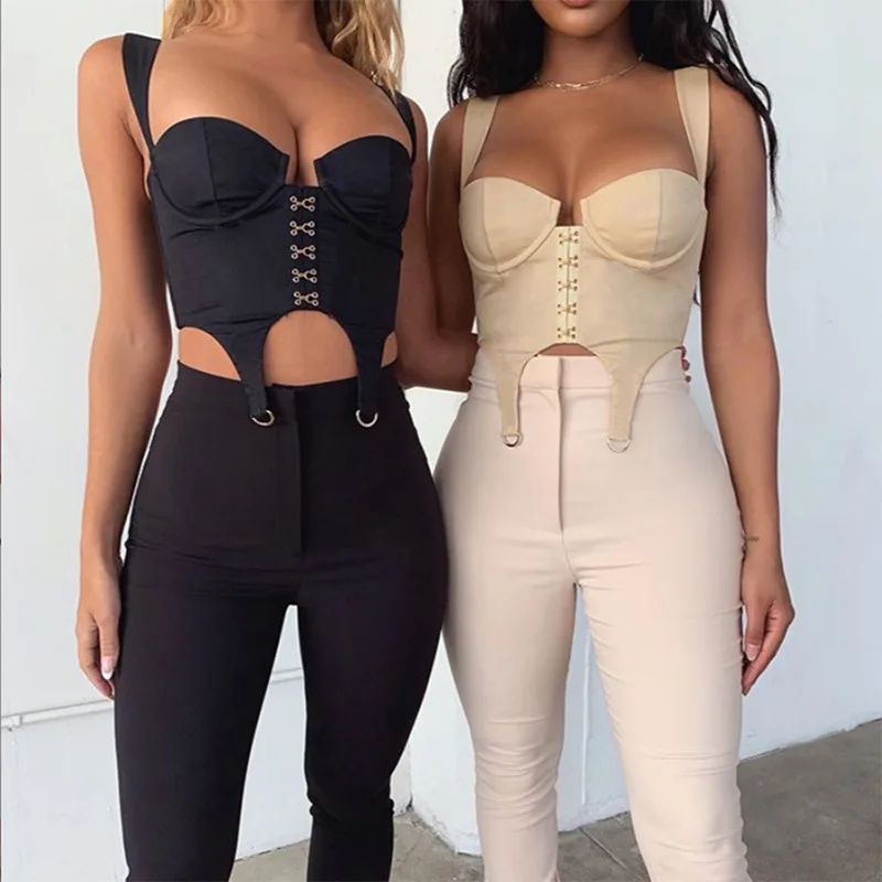 

2020 New Arrive Belt garter Sexy Bondage Lace Up Bustier Corset Women's 2019 Summer Tops bEACH shaper, T910649a