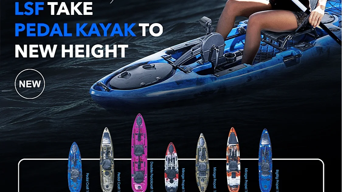 Fishing Kayak Made In China Pedal Drive Single Kayaks Plastic Sit On