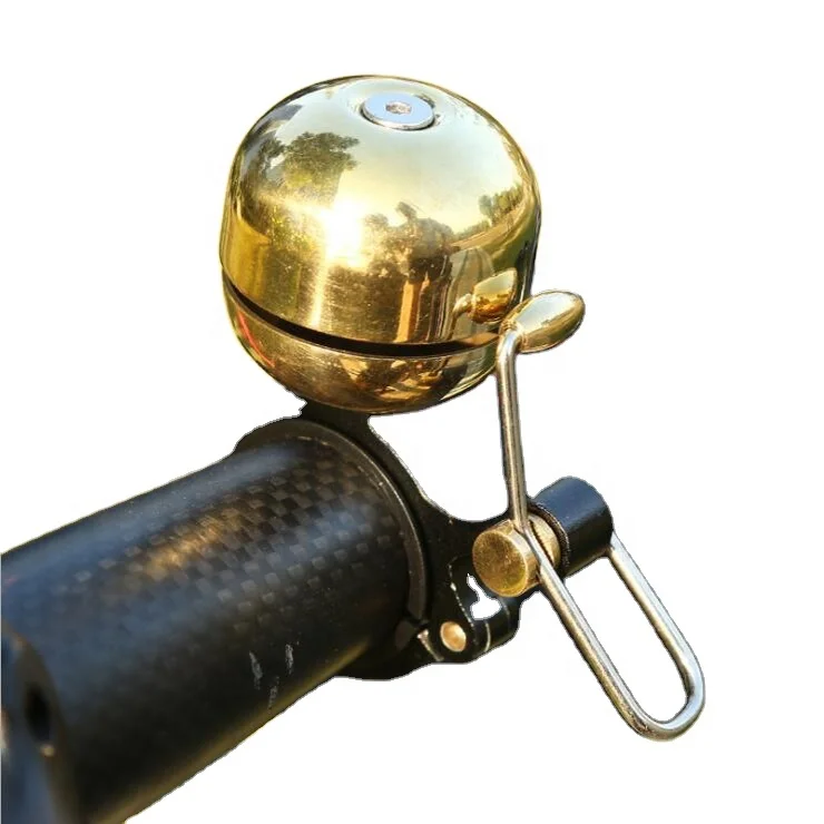 

Install simple crisp cycling mountain bike metal bells, Black and silver and gold