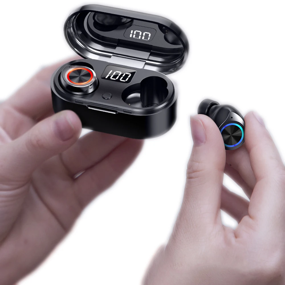 

TW80 earphone wireless Noise Cancelling Headset gaming earphone Touch Control Earbuds for samsung mobile phones