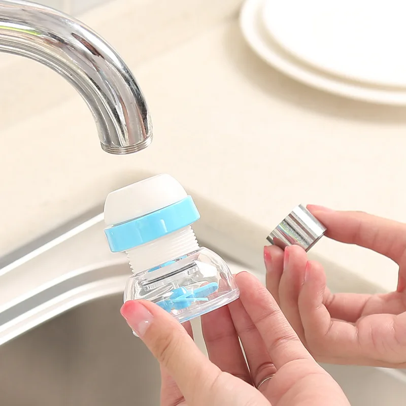 

360 Degree Rotatable Spray Head Tap Durable Faucet Filter Nozzle Kitchen Tap Nozzle Tap Filter Faucet
