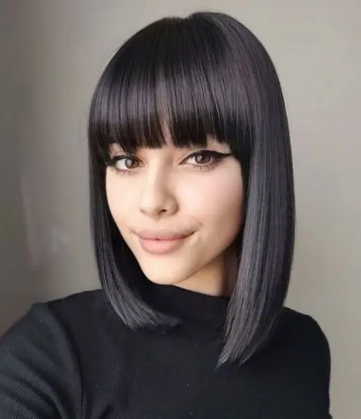 

Rshow Short Bob Wigs Human Hair Bob Wigs Lace Front Curly Perruque Bob None Lace Wigs With Bangs For Black Women