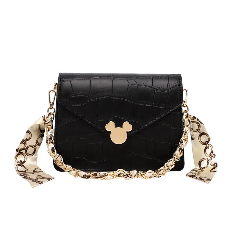 

New Arrival Pu Leather Woman Trendy Ladies Purse Crossbody Hand Bag Chain Shoulder Underarm Bags