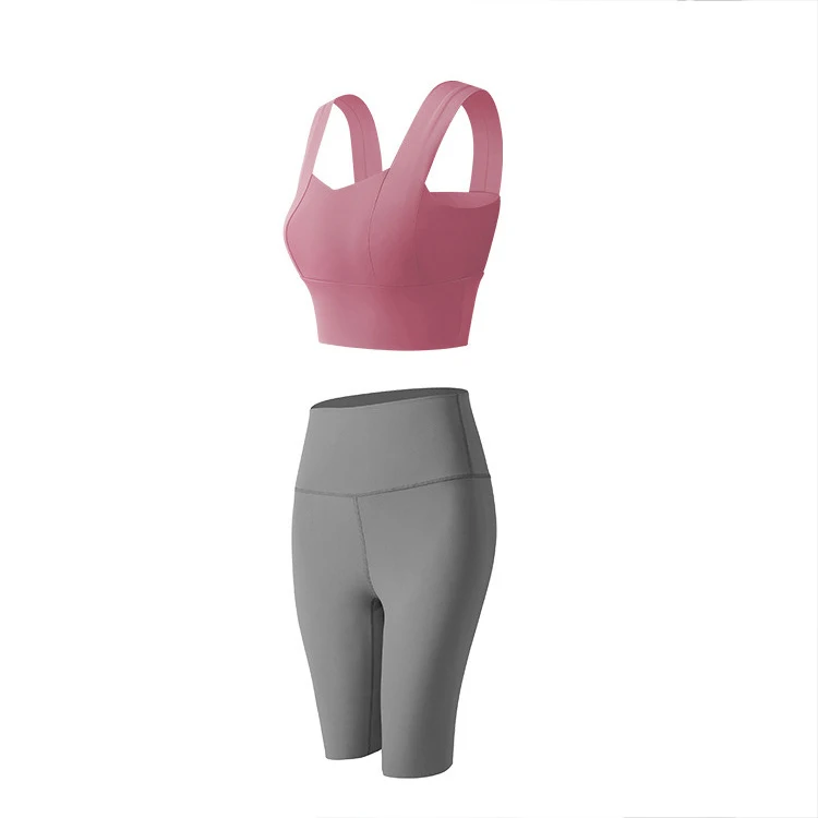 

Sale Explosion Sports Yoga Clothing Gym Fitness Wear High Waisted Workout Leggings Yoga Set