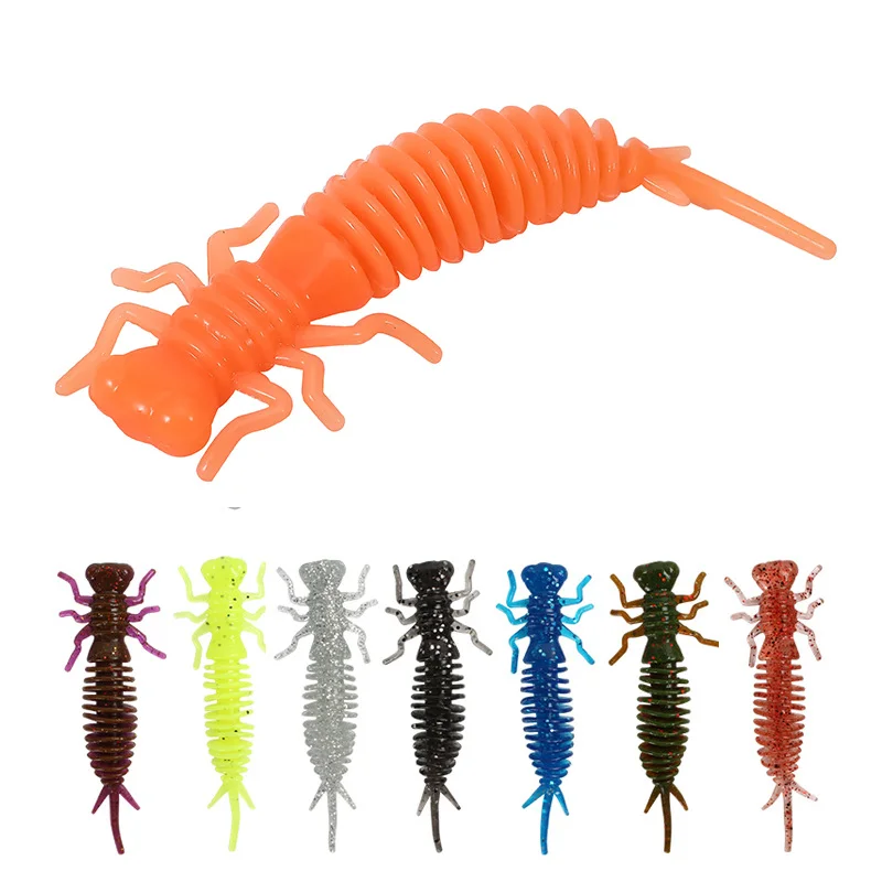 

Soft Insect Bait 5.5cm 7.5cm 10cm Artificial Insect Bait, 18 colors