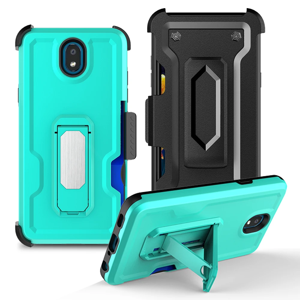 

High quality 3in1 phone case holder for LG STYLO7 K51 K31 Aristo 5 Aristo 5 Plus K300 Fortune 3 Phoenix 5 Harmony 4 K41 K92 Q92