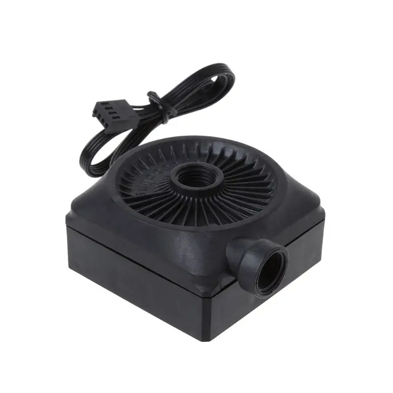 

Syscooling SC-P67F water pump DC12V 500L/H Brushless small size water cooling pump, Black
