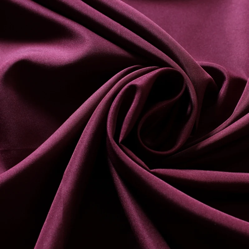 factory supply 100% recycle poly woven 300t dyed pongee fabric for pants