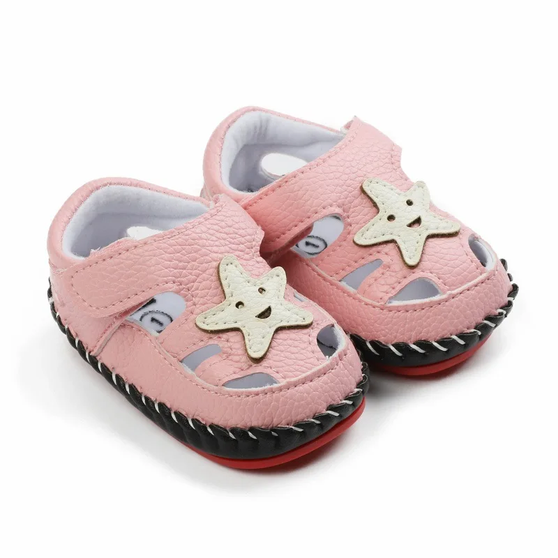 

Summer Breathable Baby Sandals Rubber Sole Non-Slip Indoor Baby Shoes