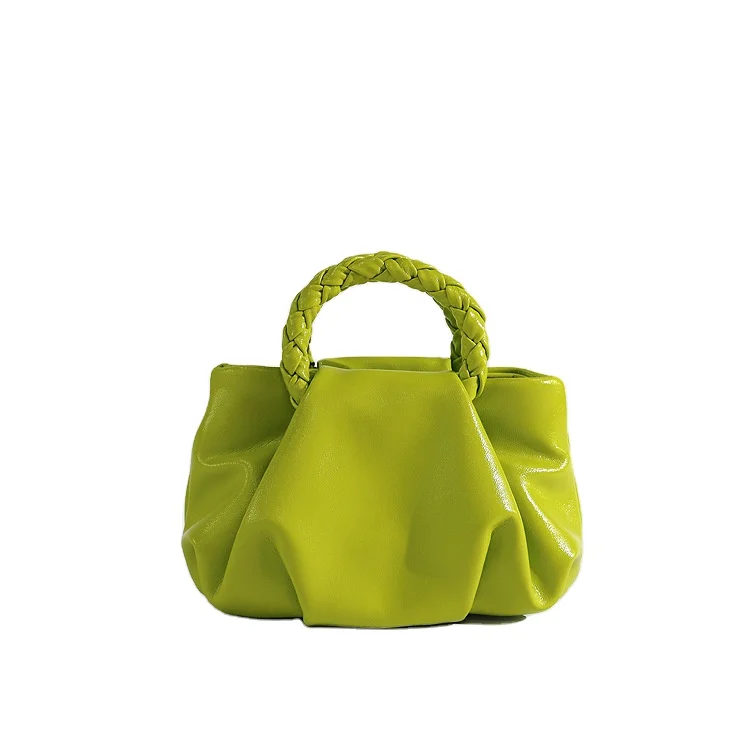 

The new summer 2021 pleated cloud bag is popular with mini reticule bag and cross body bag