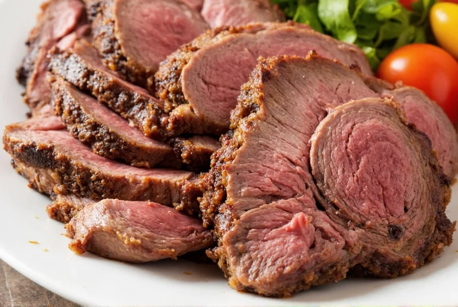 Finished Roasted Brisket Ready to Serve