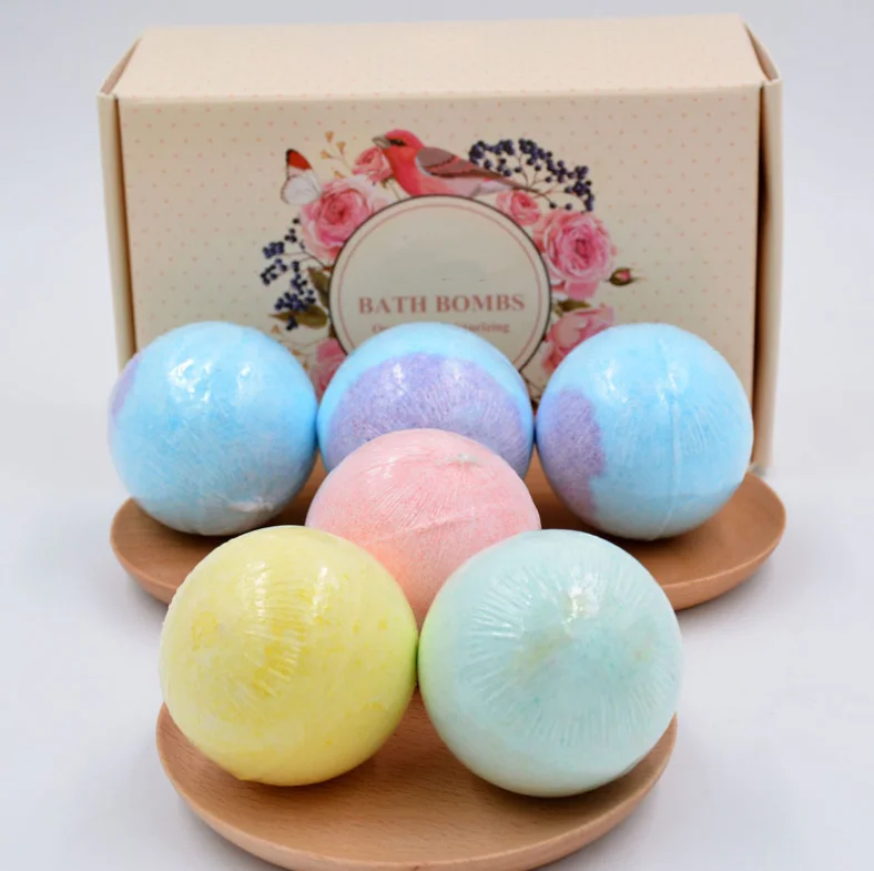 
cbd bath bomb gift set packaging wellbeing shower bombs bath bombs with surprise toys bubble bar 