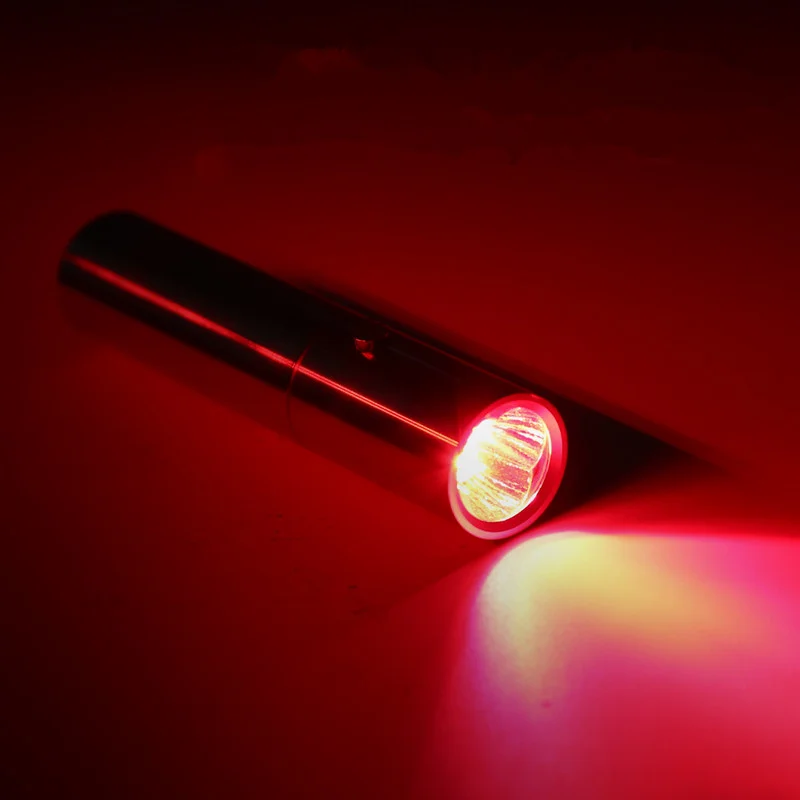 

Kinreen Home use red therapy light handheld infrared led torch 630nm 660nm 850nm led infrared light therapy